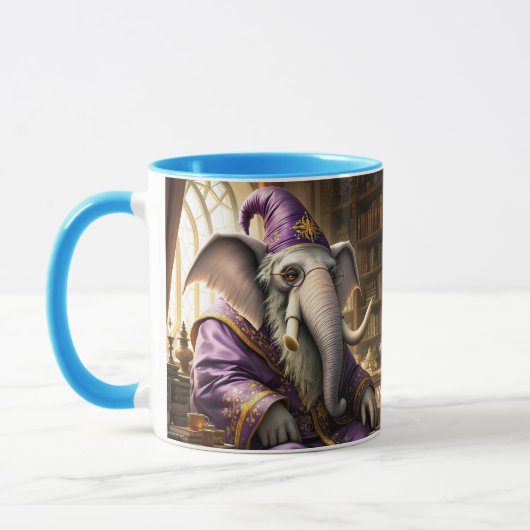 Mug Assistant Eléphant d'Imaginaire mignon (Gauche)