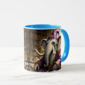 Mug Assistant Eléphant d'Imaginaire mignon (Devant droit)