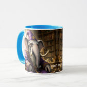 Mug Assistant Eléphant d'Imaginaire mignon (Devant gauche)