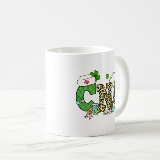 Mug Assistant en soins infirmiers certifié St. Patrick (Devant droit)