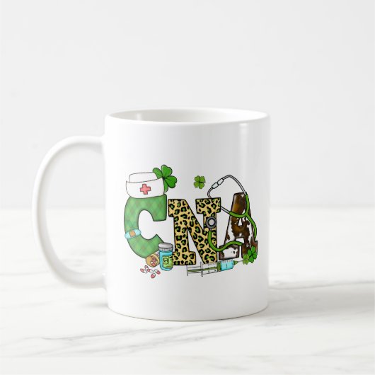 Mug Assistant en soins infirmiers certifié St. Patrick (Gauche)