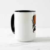 Mug Assistant Halloween effrayant - Crâne à capuchon D (Devant gauche)