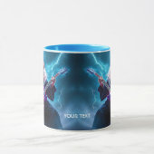 Mug Assistant Imaginaire Cute Lecture de la guitare (Centre)