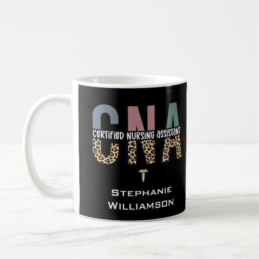 Mug Assistant infirmier certifié CNA personnalisé (Gauche)