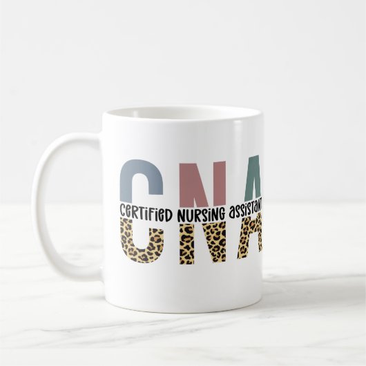 Mug Assistant infirmier certifié de l'AIIC Cheetah Imp (Gauche)