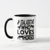 Mug Assistant juridique Horse Lover (Gauche)