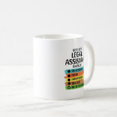 Mug Assistant juridique Secrétaire Parégal Bureau du d (Devant droit)