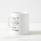 Mug Assistant juridique Sparkle (Devant gauche)