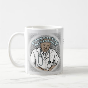 Mug Assistant médecin masculin noir