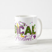Mug Assistant Médical - Mardi Gras (Devant droit)