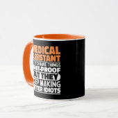 Mug Assistant Médicale J'Essaie De Faire Des Choses Dr (Devant gauche)