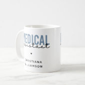 Mug Assistant Médicale personnalisé MA | Assistant cli (Devant gauche)