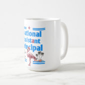 Mug assistant national principal flamant rose (Devant droit)