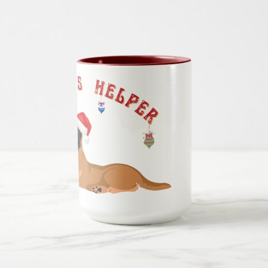 Mug Assistant Père Noël Malinois (Centre)