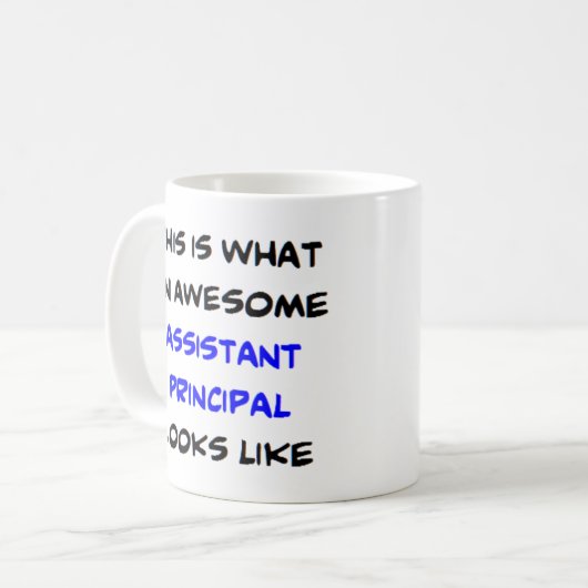 Mug assistant principal, génial (Devant gauche)