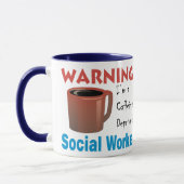 Mug Assistant social déshérité par caféine (Gauche)