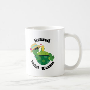 Mug Assistant social retraité (tortue)