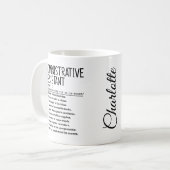 Mug Assistante administrative (Devant gauche)
