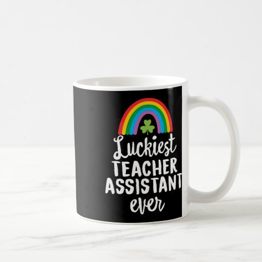 Mug Assistante Enseignante la Plus Chanceuse Ever St P (Droite)