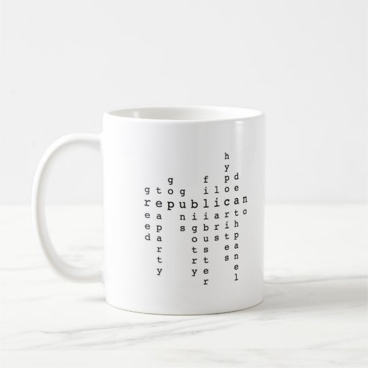 Mug Association des mots républicaine (Gauche)