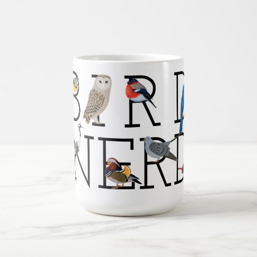 Mug Association Nerd d'oiseaux Cinq (Centre)