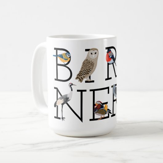 Mug Association Nerd d'oiseaux Cinq (Devant gauche)