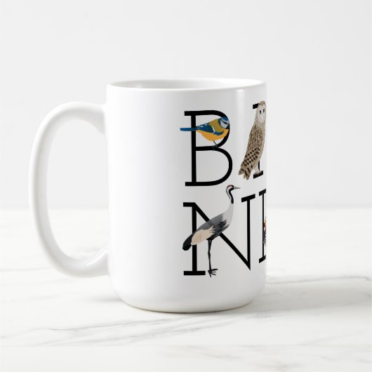 Mug Association Nerd d'oiseaux Cinq (Gauche)
