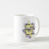 Mug Assortiment d'Irises jaune et violet (Devant droit)