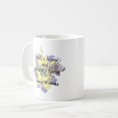 Mug Assortiment d'Irises jaune et violet (Devant gauche)