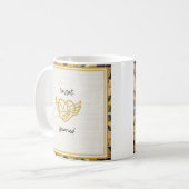 Mug Assurance d'or - Matthieu 6:25 (Devant gauche)