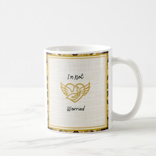 Mug Assurance d'or - Matthieu 6:25 (Droite)
