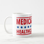 Mug Assurance-maladie pour tous les soins de santé est (Gauche)