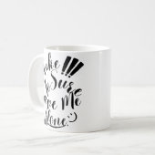 Mug Assurez-Vous De Me Laisser Seul (Devant gauche)