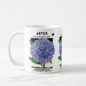 Mug Aster Vintage Seed Packet (Gauche)