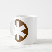 Mug Asterisk - Brown (Devant gauche)