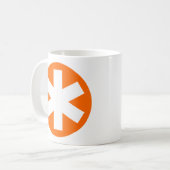 Mug Asterisk - Orange (Devant gauche)