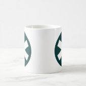 Mug Astérisque - Vert foncé (Centre)
