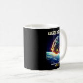 Mug Astéroïde 2024 YR4 : Rencontre sur Terre en 2032 (Devant droit)