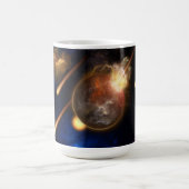 Mug Astéroïde Apocalypse Fractage Art Spacescape (Centre)