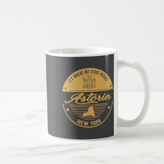 Mug Astoria New York Its Where My Story Begins (Droite)