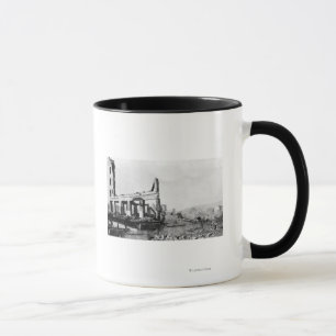 Mug Astoria, Oregon Fire Vue de Weinard Hotel