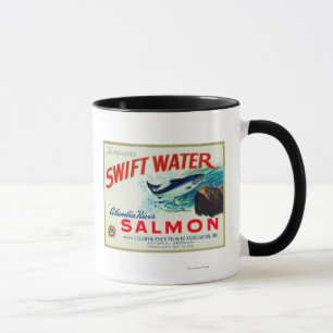 Mug Astoria, Oregon - Saumon d'eau douce de Thompson