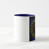 Mug ASTRAL HORUS OEIL, BLUE TALISMAN Astrologie Graphi (Centre)