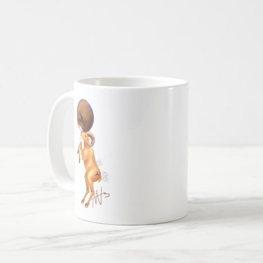 Mug Astro Aries Mars Zodiac (Devant gauche)