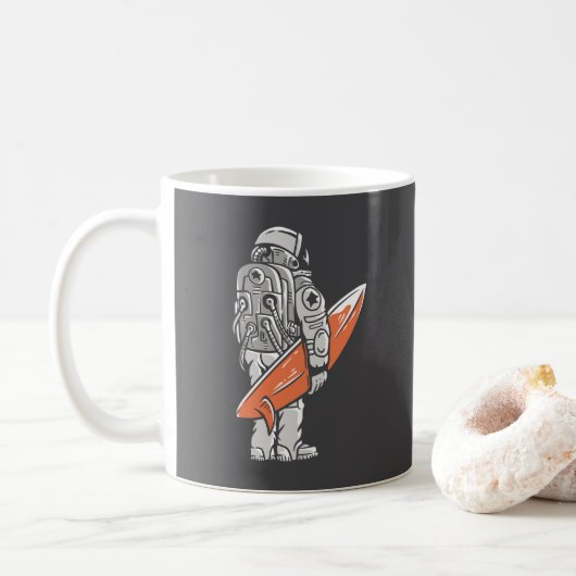 Mug Astro Surfer (Avec donut)