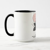 Mug Astrologie/Cancer Symbole zodiaque Fleur Rose blan (Gauche)