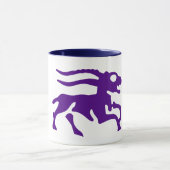 Mug Astrologie Capricorne Signe Solaire, Zodiac Ringer (Centre)