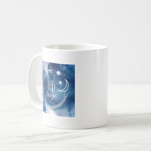 Mug Astrologie de l'aquarelle - Virgo (Devant gauche)