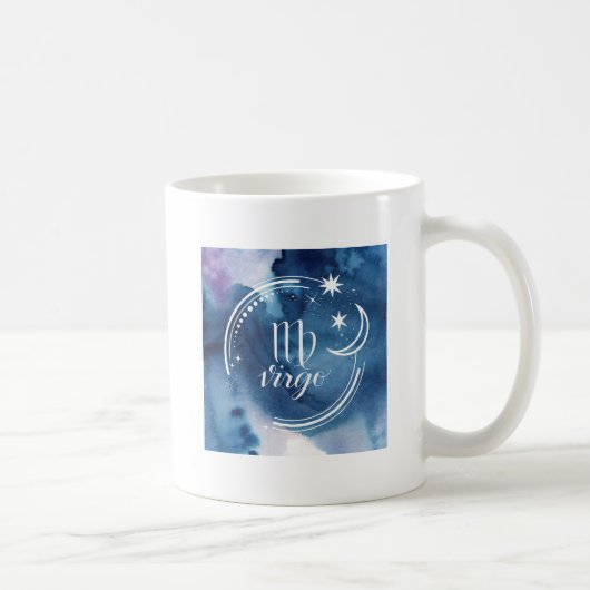 Mug Astrologie de l'aquarelle - Virgo (Droite)