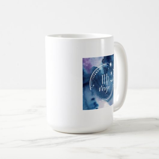 Mug Astrologie de l'aquarelle - Virgo (Devant droit)